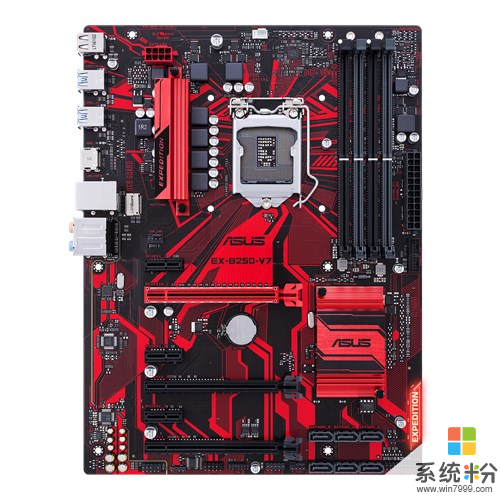 華碩發布B250-V7網吧主板：這也太花哨了！