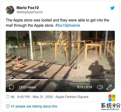 Apple Store 被砸了!iPhone、Mac 都被搶,但庫克依舊要捐款,Google 微軟也發聲(4)