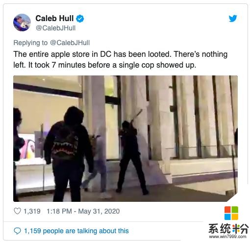 Apple Store 被砸了!iPhone、Mac 都被搶,但庫克依舊要捐款,Google 微軟也發聲(6)