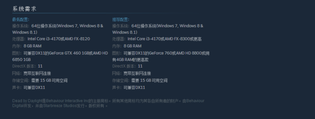 我的電腦可以玩得起黎明殺機嗎????急用謝謝 達到最低配置沒??(圖1)
